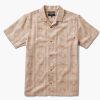 Clearance * Roark Best Quality Gonzo Camp Collar Shirt Tiare Bone