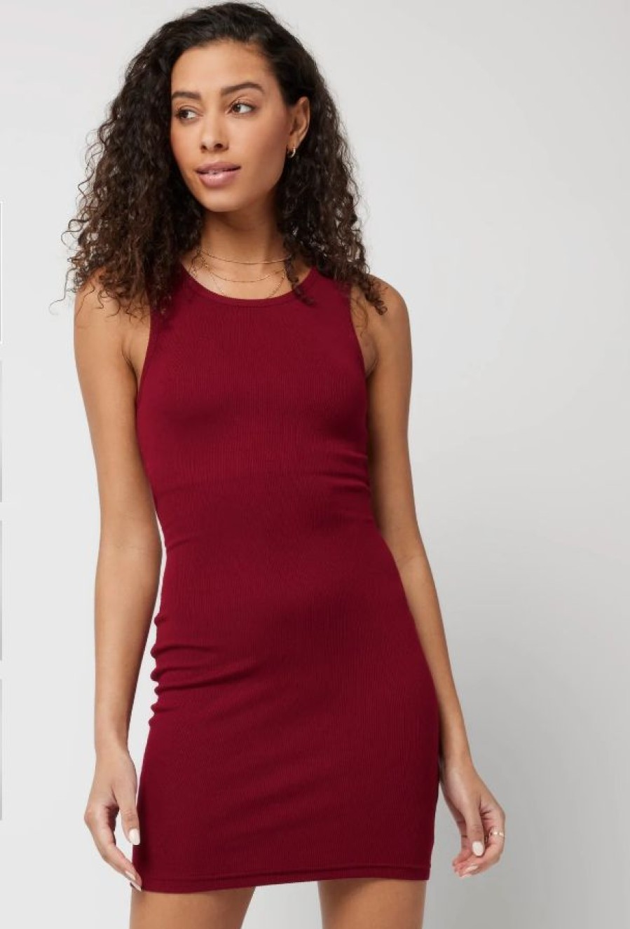 Hot * L*Space Large Choice Ryan Dress Cabernet