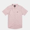 Clearance * Rvca Special That'Ll Do Slim Fit Ss Shirt Pale Mauve