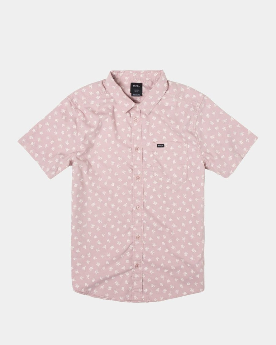 Clearance * Rvca Special That'Ll Do Slim Fit Ss Shirt Pale Mauve