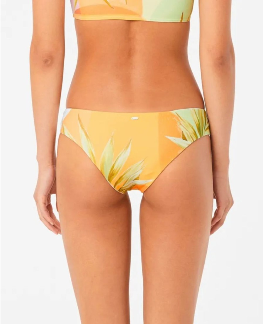 Hot * Rip Curl Hot Sell Montego Bay Revo Cheeky Coverage Bikini Bottom Multi Color