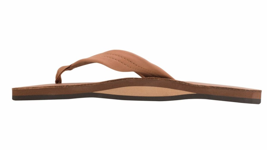 Online * Rainbow Sandals Best-Selling Men'S Single Layer Classic Leather With Arch Support Tan