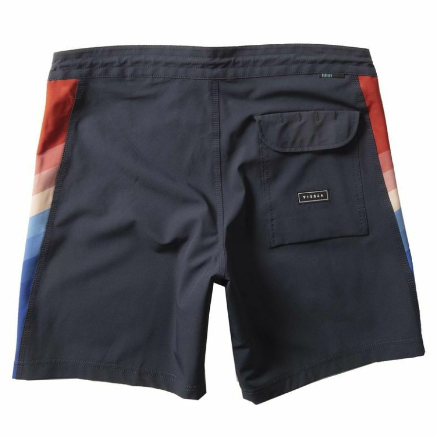 Hot * Vissla Large Choice Trimline 17.5 Boardshort Dark Naval