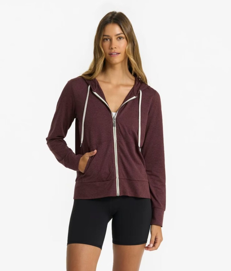 Hot * Vuori 100% Guarantee Halo Performance Hoodie 2.0 Ruby Heather