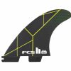 Hot * Good Quality Fcs Ii Kolohe Andino Tri Fins Large Black / Acid