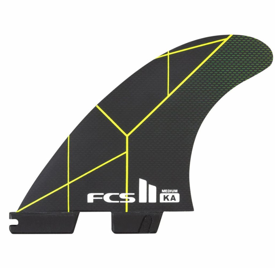 Hot * Good Quality Fcs Ii Kolohe Andino Tri Fins Large Black / Acid