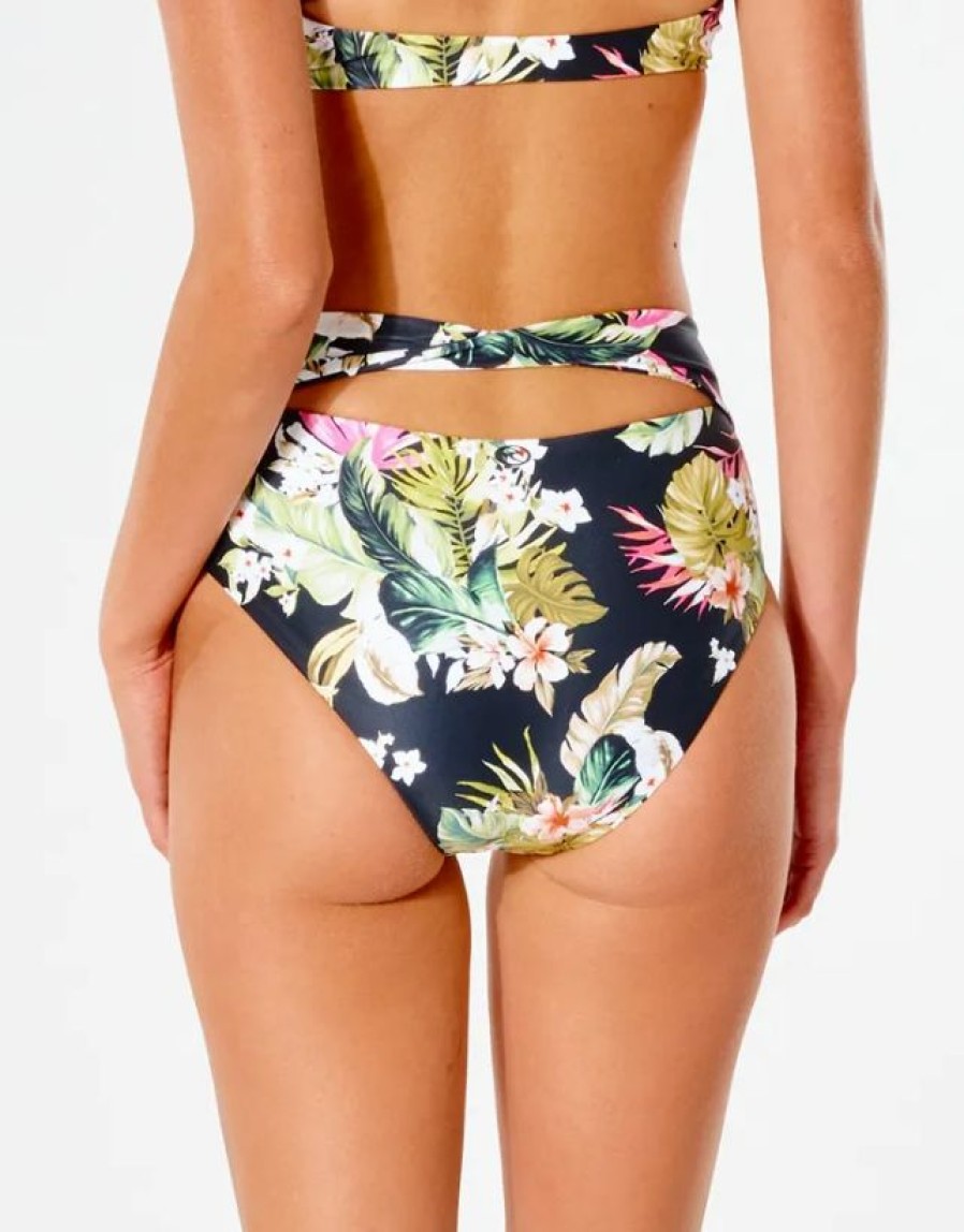 New * Rip Curl Good Quality On The Coast Mirage Bikini Bottom