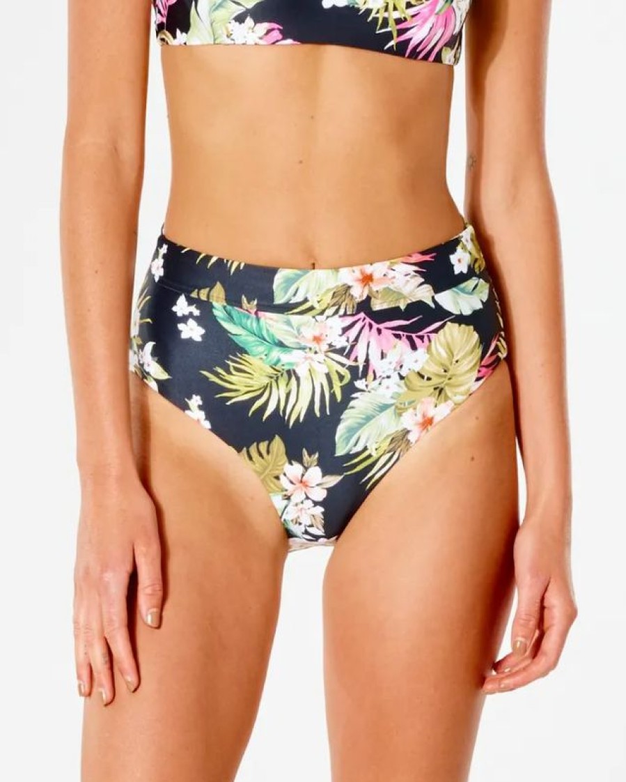 New * Rip Curl Good Quality On The Coast Mirage Bikini Bottom