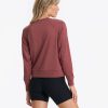 Best * Vuori Sale Online Long-Sleeve Halo Crew Rosewood Heather