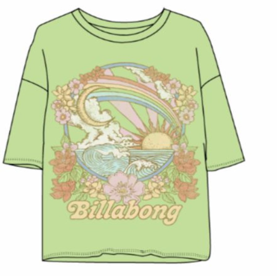 New * Billabong Best Quality Sky Is Bright Honey Dew