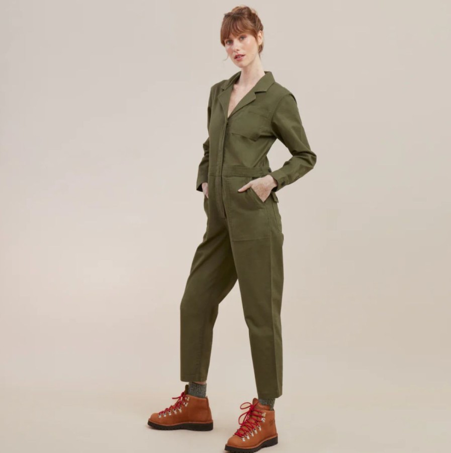 Hot * Roark Unique Layover Jumpsuit Romper Military