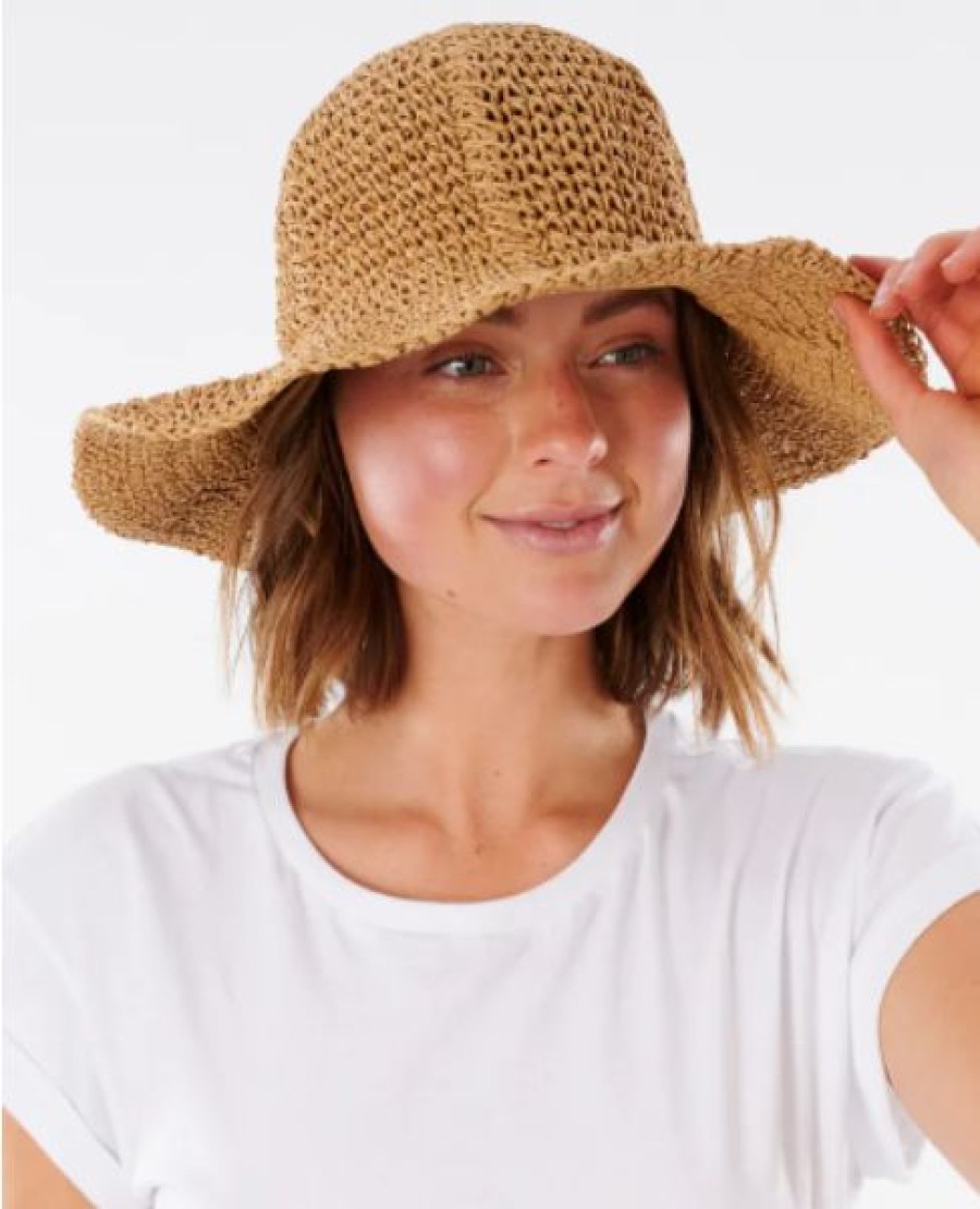 New * Rip Curl Good Quality Tallows Bucket Hat- Natural