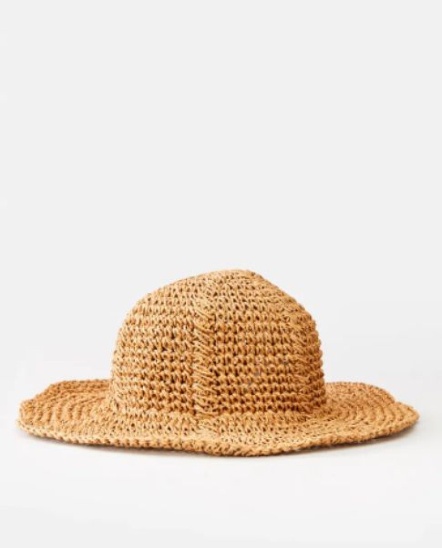 New * Rip Curl Good Quality Tallows Bucket Hat- Natural