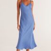 Best * Z Supply 100% Guarantee Selina Slip Dress Byzantine Blue