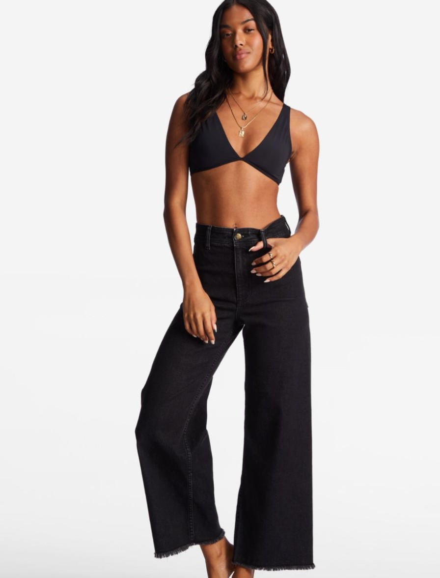 Best * Billabong Hot Sell Free Fall Wide-Leg Pants Black