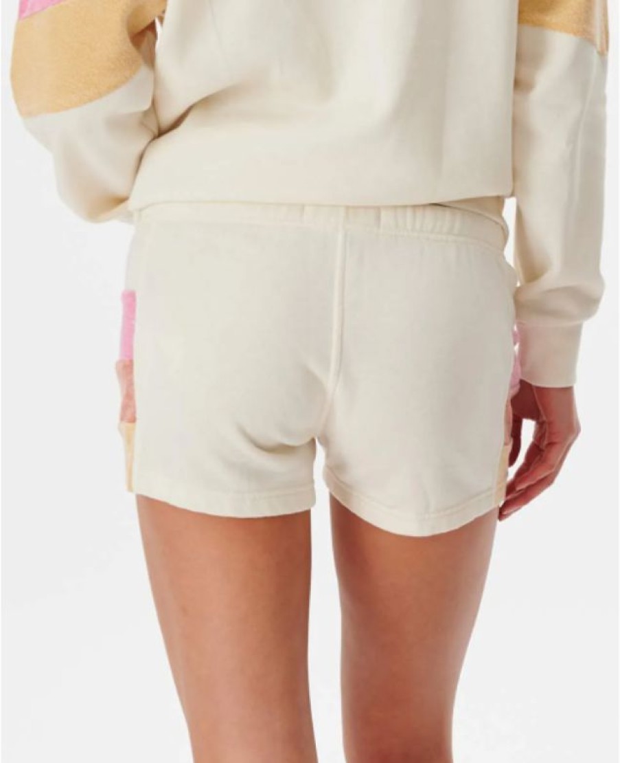 Wholesale * Rip Curl Special Heat Wave Fleece Short Off White