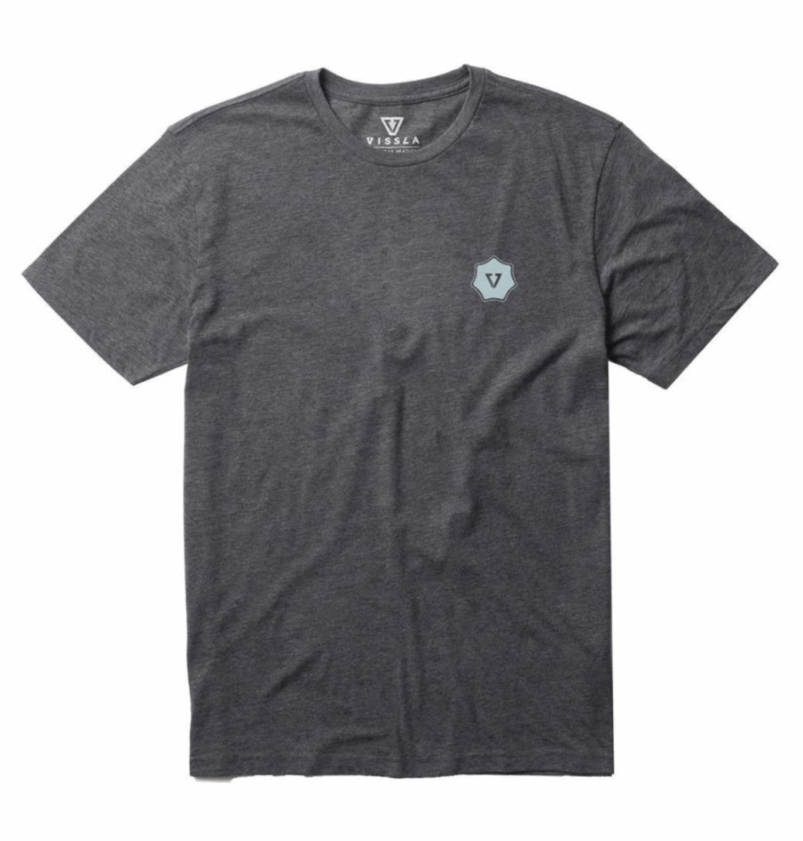 Best * Vissla Free Delivery Wanderer Heather Tee Black Heather