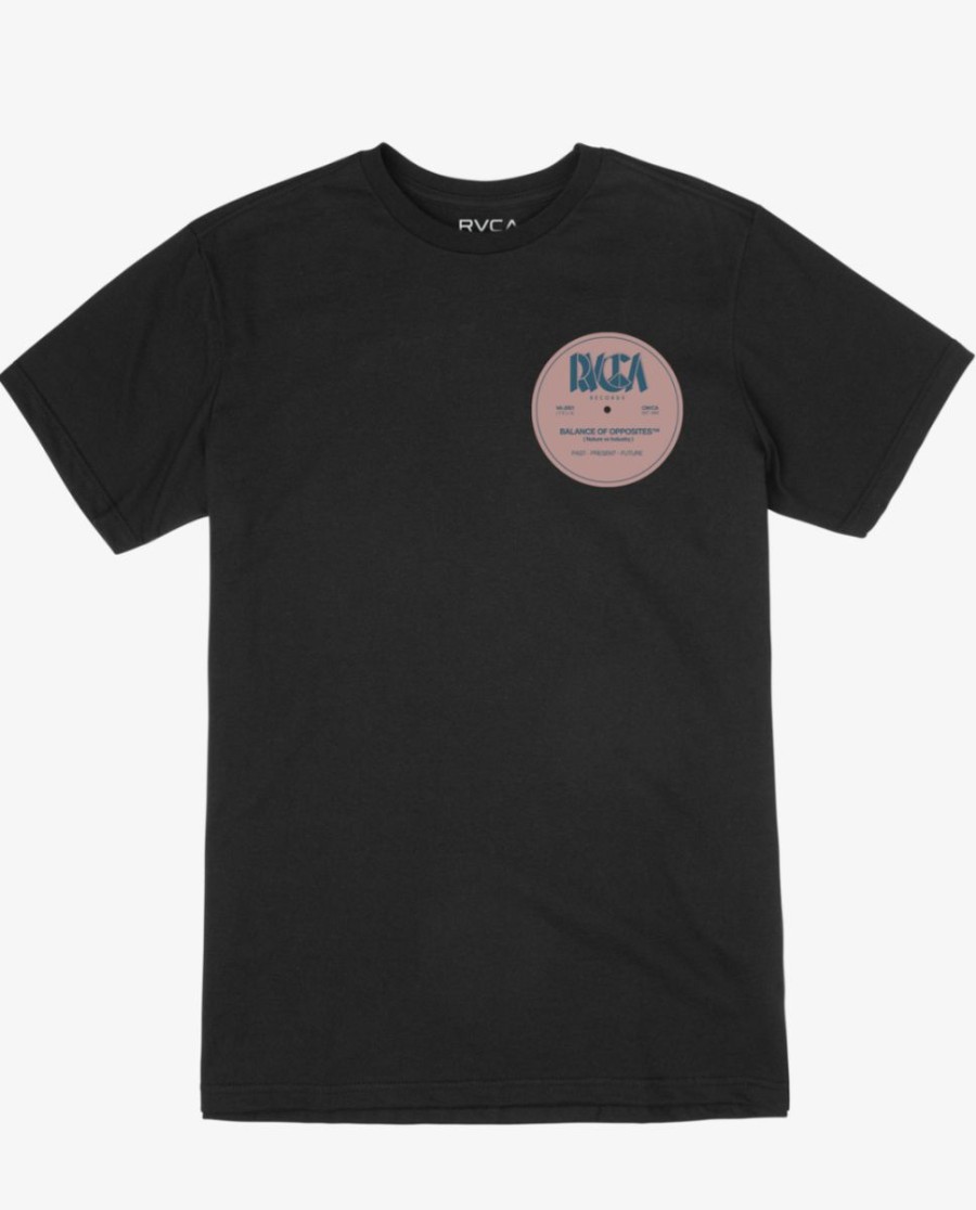 Clearance * Rvca Unique Vinyl Tee Black