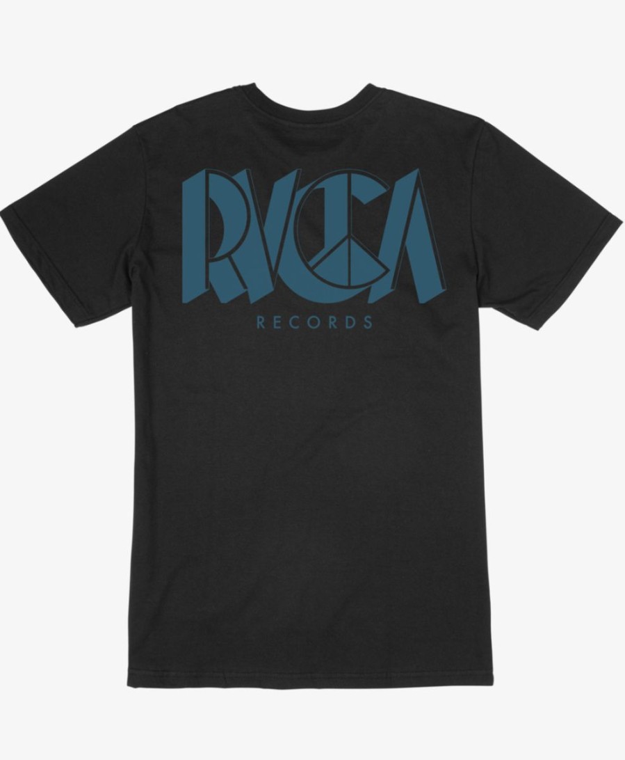 Clearance * Rvca Unique Vinyl Tee Black