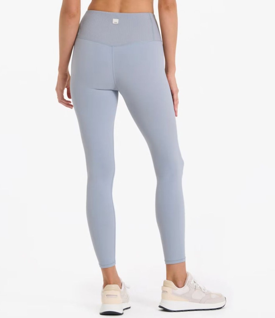 Online * Vuori Online Discount Rib Studio Legging Light Cloud