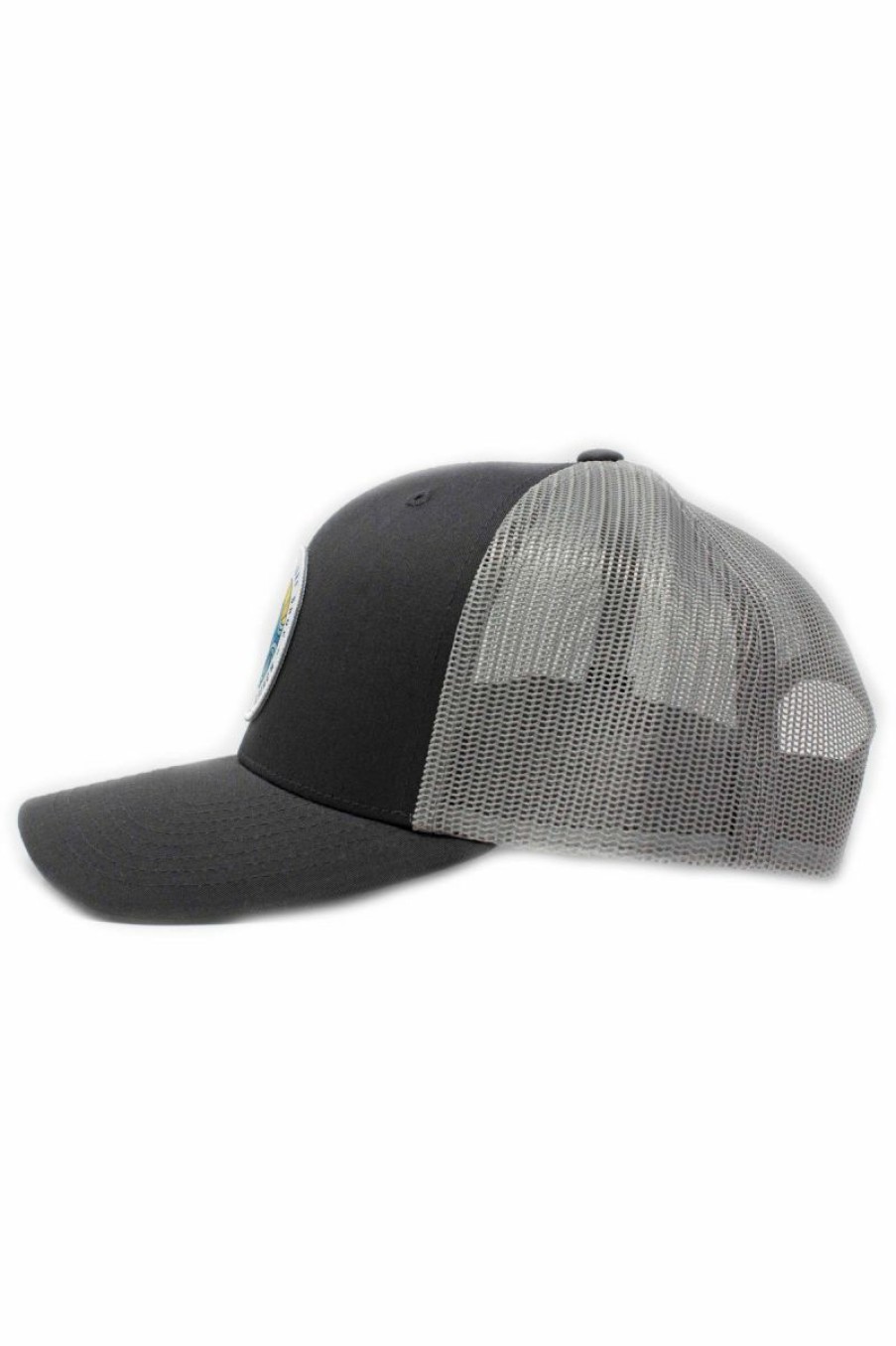 Best * Gypsy Life Surf Shop Hats Sale Gypsy Life Surf Shop Hat Charcoal/Grey With White Trim On Logo