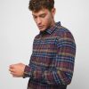 Hot * Vans Free Delivery Grindle Single Pocket Flannel Buttondown Dress Blues/Catawba Grape