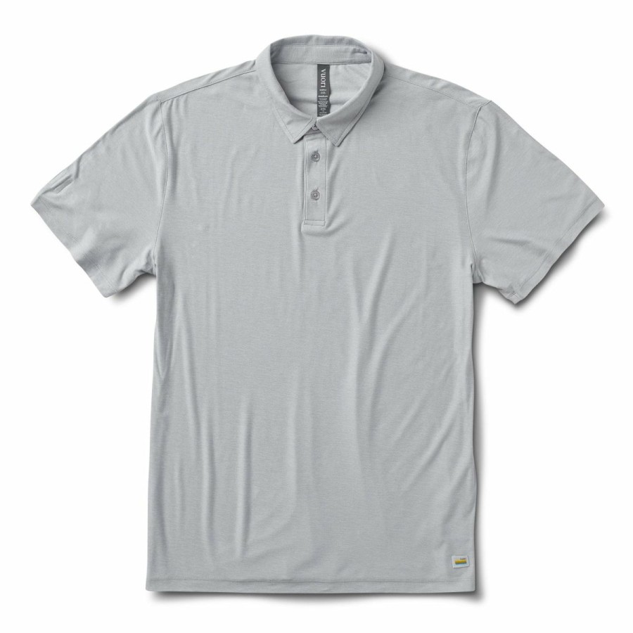 Wholesale * Vuori Discounts Strato Tech Polo Platinum Heather