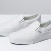 Clearance * Vans Less Expensive Classic Platform Slip On True White