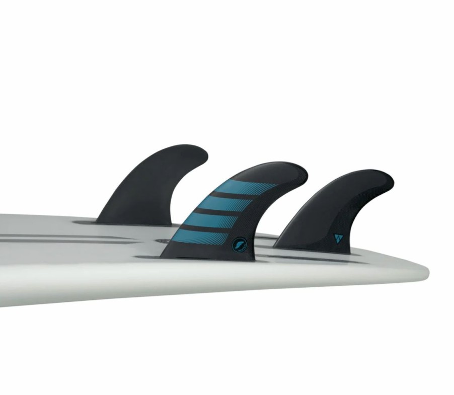 New * Futures Best-Selling F4 Alpha Fin Carbon/Aqua