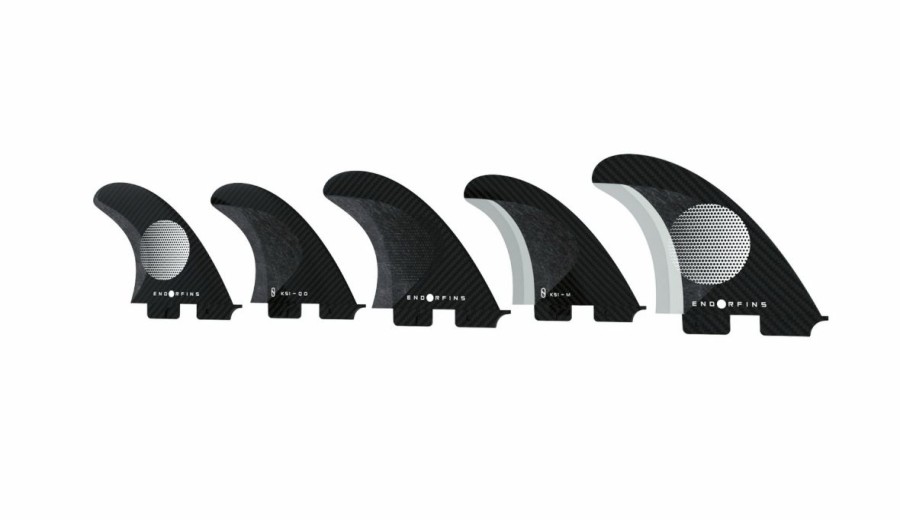 New * Firewire Quick Delivery Endorfins Ks1 5 Fin Set Fcs Large Black / Black