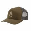 Hot * Nixon Special Iconed Trucker Hat Dark Olive