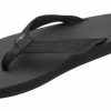 Hot * Rainbow Sandals Free Delivery Men'S Single Layer Soft Top 3/4 Eva Rubber Filled Nylon Strap Black