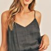 Best * Reset By Jane Best Quality Silky Amore Top Charcoal