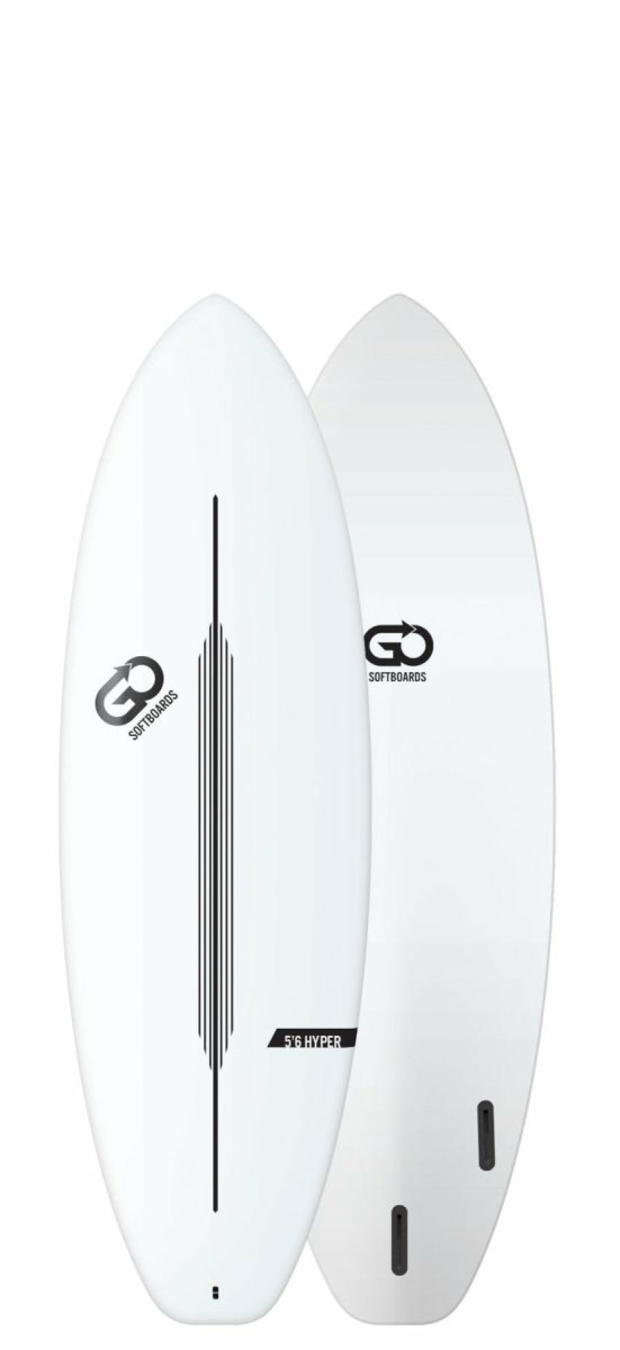 Best * Go Softboards Best-Selling 5'6 Go Soft White & Grey